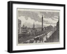 The Queen's Jubilee Thanksgiving Festival in London, Tuesday, 21 June-null-Framed Giclee Print