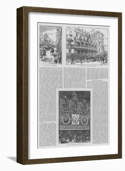 The Queen's Jubilee-Ernest Henry Griset-Framed Giclee Print