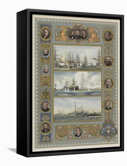 The Queen's Jubilee-William Lionel Wyllie-Framed Stretched Canvas