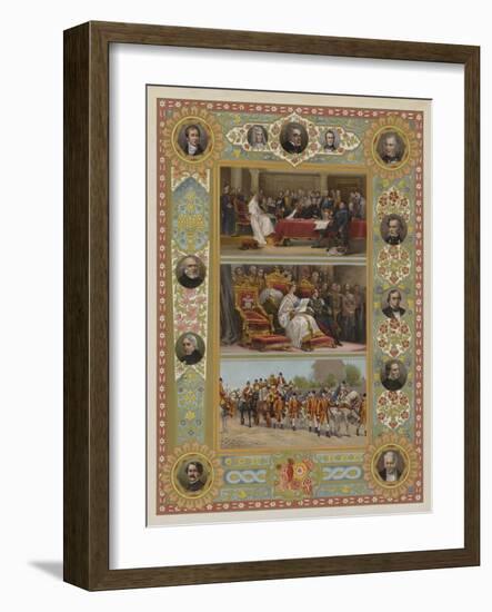 The Queen's Jubilee-null-Framed Giclee Print