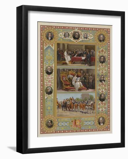 The Queen's Jubilee-null-Framed Giclee Print