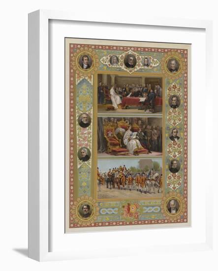 The Queen's Jubilee-null-Framed Giclee Print