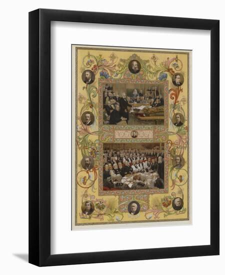 The Queen's Jubilee-null-Framed Giclee Print