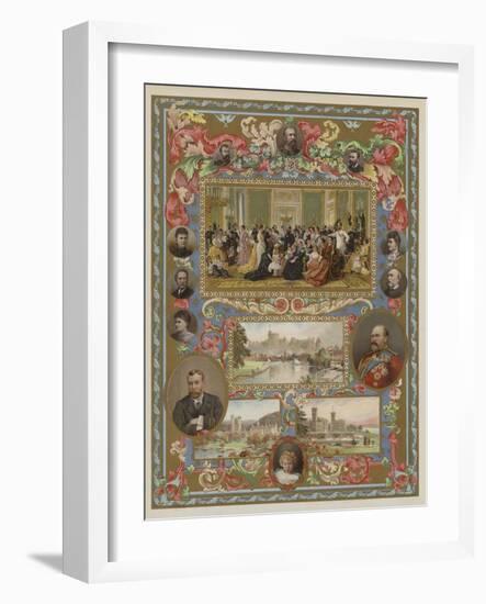 The Queen's Jubilee-null-Framed Giclee Print