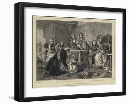 The Queen's Lodge, Windsor, in 1786-Edgar Melville Ward-Framed Giclee Print