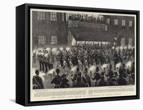 The Queen's Long Reign, a Celebration at Dublin Castle-Joseph Nash-Framed Stretched Canvas