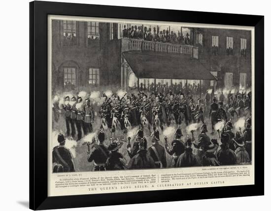 The Queen's Long Reign, a Celebration at Dublin Castle-Joseph Nash-Framed Giclee Print