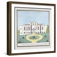 The Queen's Lying-In Hospital, Kensington Gravel Pits, London, C1820-null-Framed Giclee Print