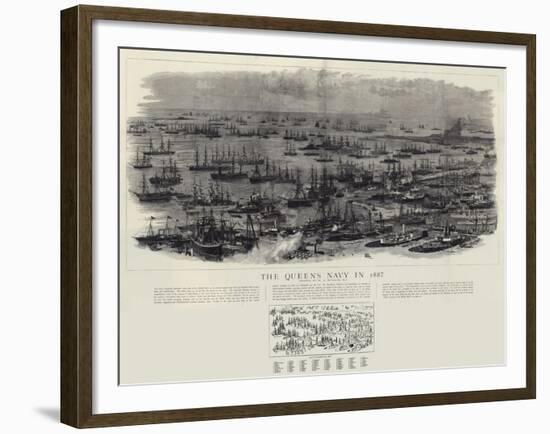 The Queen's Navy in 1887-William Lionel Wyllie-Framed Giclee Print