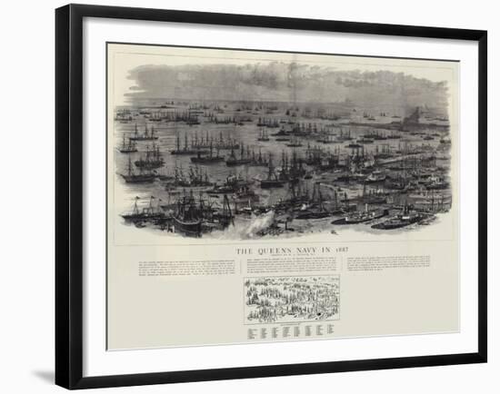 The Queen's Navy in 1887-William Lionel Wyllie-Framed Giclee Print