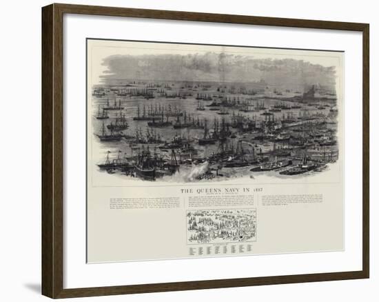 The Queen's Navy in 1887-William Lionel Wyllie-Framed Giclee Print