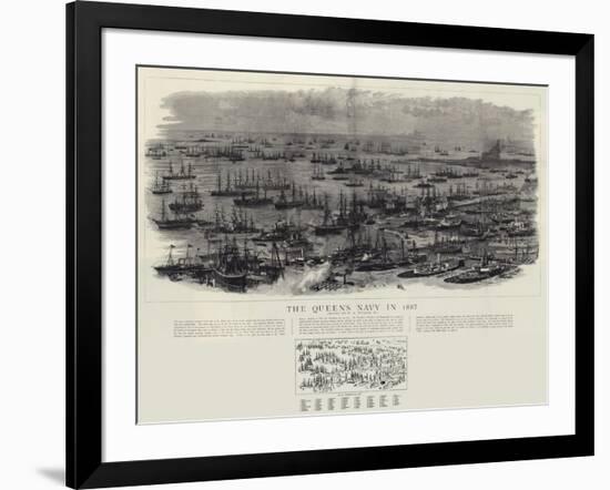 The Queen's Navy in 1887-William Lionel Wyllie-Framed Giclee Print