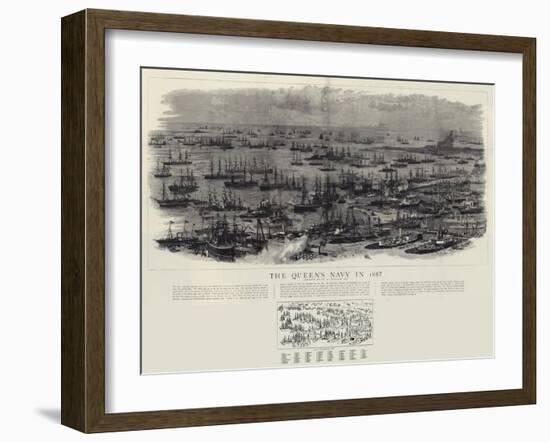 The Queen's Navy in 1887-William Lionel Wyllie-Framed Giclee Print