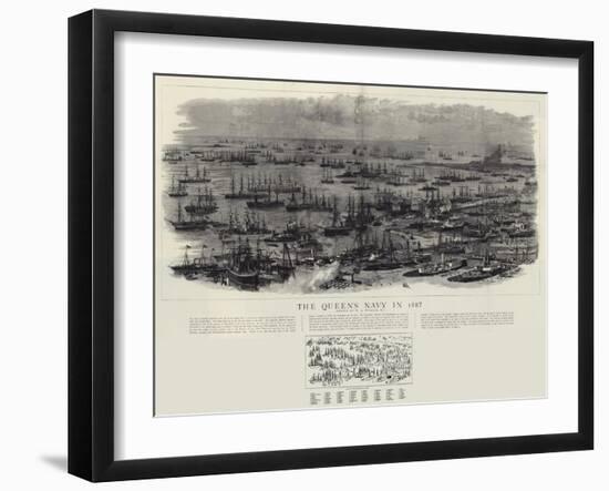 The Queen's Navy in 1887-William Lionel Wyllie-Framed Giclee Print