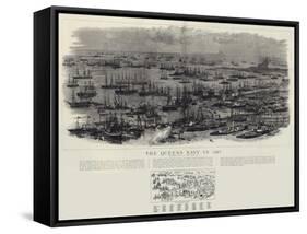 The Queen's Navy in 1887-William Lionel Wyllie-Framed Stretched Canvas