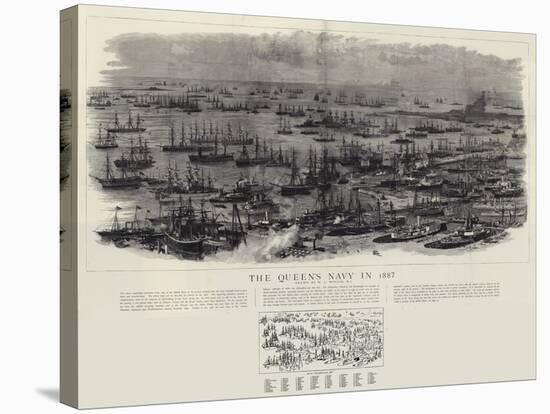 The Queen's Navy in 1887-William Lionel Wyllie-Stretched Canvas