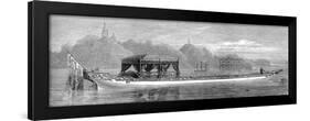 The Queen's New Barge for Virginia Water, June 1877-null-Framed Art Print