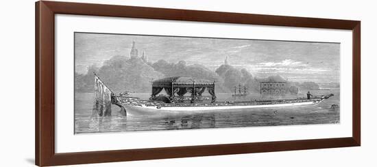 The Queen's New Barge for Virginia Water, June 1877-null-Framed Premium Giclee Print