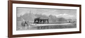 The Queen's New Barge for Virginia Water, June 1877-null-Framed Art Print