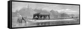 The Queen's New Barge for Virginia Water, June 1877-null-Framed Stretched Canvas