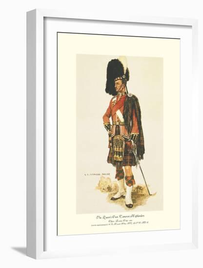 The Queen's Own Cameron Highlanders-A^ E^ Haswell Miller-Framed Premium Giclee Print