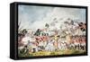 The Queen's Own Royal Dublin Militia Going into Action at the Battle of Vinegar Hill, Wexford, 1798-William II Sadler-Framed Stretched Canvas