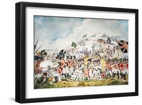 The Queen's Own Royal Dublin Militia Going into Action at the Battle of Vinegar Hill, Wexford, 1798-William II Sadler-Framed Giclee Print