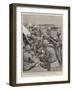 The Queen's Present to Her Soldiers, Arrival of the Chocolate at Modder River Camp-William Small-Framed Giclee Print