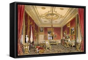 The Queen's Private Sitting Room, Windsor Castle, 1838-James Baker Pyne-Framed Stretched Canvas