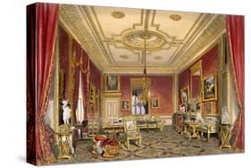 The Queen's Private Sitting Room, Windsor Castle, 1838-James Baker Pyne-Stretched Canvas