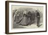 The Queen's Procession in St James's Chapel-Godefroy Durand-Framed Giclee Print