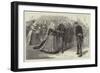 The Queen's Procession in St James's Chapel-Godefroy Durand-Framed Giclee Print