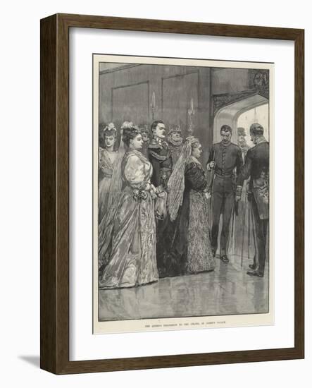 The Queen's Procession to the Chapel, St James's Palace-Richard Caton Woodville II-Framed Giclee Print