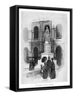 The Queen's Statue, Brisbane, Australia, 1886-null-Framed Stretched Canvas