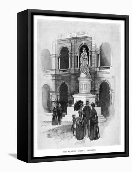 The Queen's Statue, Brisbane, Australia, 1886-null-Framed Stretched Canvas