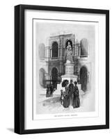 The Queen's Statue, Brisbane, Australia, 1886-null-Framed Giclee Print