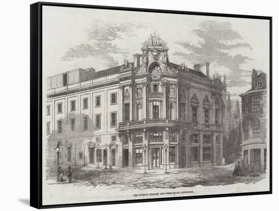 The Queen's Theatre and Opera-House, Edinburgh-null-Framed Stretched Canvas