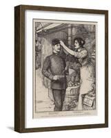 The Queen's Tribute to the Gallantry of Her Irish Soldiers-Robert Walker Macbeth-Framed Giclee Print