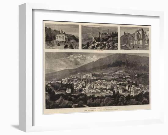 The Queen's Visit to Baden-Baden-William Henry James Boot-Framed Giclee Print