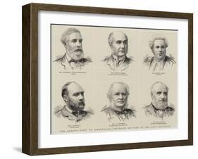 The Queen's Visit to Birmingham, Portraits of Some of the City Officials-null-Framed Giclee Print