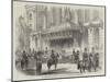 The Queen's Visit to Birmingham, the Arrival at the Townhall-null-Mounted Giclee Print