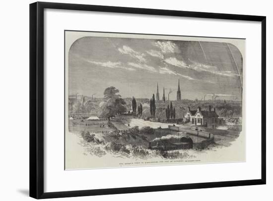 The Queen's Visit to Birmingham, the City of Coventry-Samuel Read-Framed Giclee Print