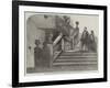 The Queen's Visit to Birmingham, the Great Staircase, Aston Hall-null-Framed Giclee Print