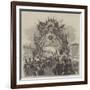 The Queen's Visit to Birmingham, the Gunmakers' Arch, at Gosta Green-null-Framed Giclee Print