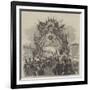 The Queen's Visit to Birmingham, the Gunmakers' Arch, at Gosta Green-null-Framed Giclee Print