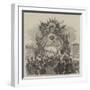 The Queen's Visit to Birmingham, the Gunmakers' Arch, at Gosta Green-null-Framed Giclee Print