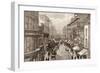 The Queen's Visit to Birmingham: the High Street, from 'The Illustrated London News' 2nd April 1887-English-Framed Giclee Print