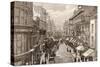 The Queen's Visit to Birmingham: the High Street, from 'The Illustrated London News' 2nd April 1887-English-Stretched Canvas