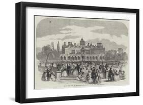 The Queen's Visit to Birmingham, the Inauguration of Aston Park-null-Framed Giclee Print