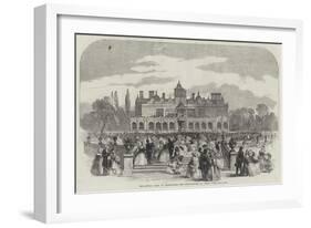 The Queen's Visit to Birmingham, the Inauguration of Aston Park-null-Framed Giclee Print
